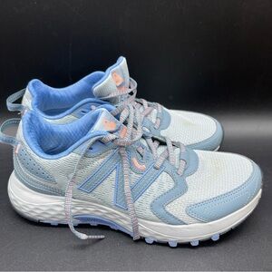 New Balance 410 V7 Shoes Womens 9 B Blue Running Shoes Trail Sneakers WT410LG7